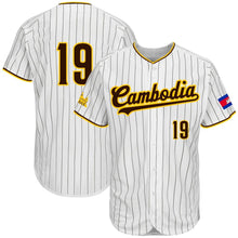 Load image into Gallery viewer, Cambodia Baseball Jersey Stripe #19
